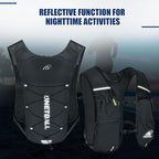 Running Vest for Women & Men, Lightweight 150g Hydration Backpack, 6L Pack for Trail Running, Marathon, Hiking, Cycling, Jogging, Adjustable Fit