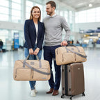 Lucky Travel Duffel Bags 85L, Gym Bag, Travel Bag & Large Duffle Bag for Men, Foldable Overnight Weekender Bags for Women & Men with Adjustable Shoulder Strap,