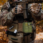 Tactical Emergency First Aid Kit: MOLLE Admin Pouch IFAK - Wound Dressing Blood Control EMT Survival Trauma Kit 6" Bandage- Camp Travel Car Medic Kit