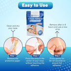 MOYY Nasal Strips - 60 Count – Extra Strong Adhesive, Hypoallergenic, Comfortable Fit for Snoring, Sleep, Cold Relief & Exercise
