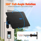 Solar Charger for Ring Doorbell,Ring Solar Panel for Video Doorbell 3/3 Plus/4,Battery Doorbell Plus/Pro(U-Shaped Port)