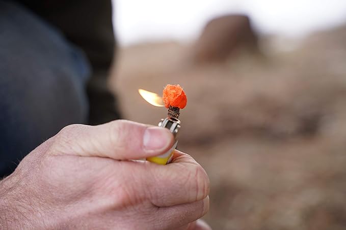 Phone Skope Pyro Putty: Single Use Waterproof Survival Fire Starter, 20 or 50 ct Foil Packs, Easy Tear, Easy Ignite, Fire Starters for Campfires