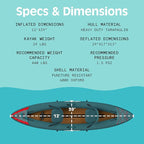 Retrospec Coaster Single & Tandem Inflatable Kayak