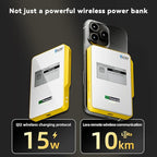 Heltec Meshtastic & LoRa Compatible Magnetic Power Bank with E-Ink Display nRF52840 and SX1262 Chips, Wireless Charging 10000mAh/5000mAh for Outdoor Emergency - MeshPocket Qi2