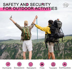 Walkie Talkies Long Range for Adult, MT10 Rechargeable Walkie Talkies FRS Two Way Radio, NOAA, 1200mAh Li-ion Battery USB-C Cable, LED Flashlight,VOX Walkie Talkie for Camping 2Pack (Pink)