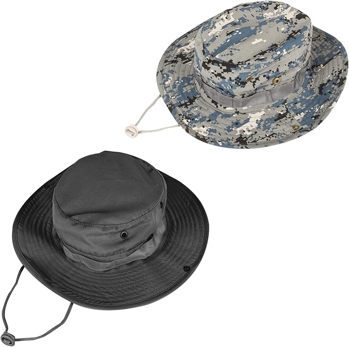 Sun Hats for Men Women Bucket Hat UPF 50+ Boonie Hat Foldable UV Protection Hiking Beach Fishing Summer Safari