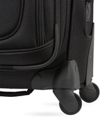 SWISSGEAR Sion Softside Expandable Spinner Luggage Durable Lightweight Travel Suitcase, Black, Checked-Medium 25-Inch