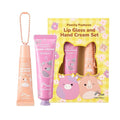 TONYMOLY x Squishmallows Peachy Pastures 2-Piece Lip Gloss & Hand Cream Set – Peach Scented Hand Cream + Sheer Peach Lip Gloss – Korean Skincare Gift Set, Hydrating Duo