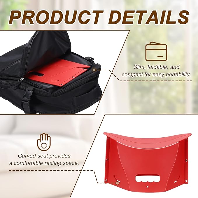 PATIKIL Travel Foot Rest, Portable Airplane Footrest with Handbag Function Lightweight Foldable Foot Stool to Relieve Back & Knee Pain for Long Flight Outdoor Camping, Yellow