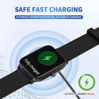 USB C for Smart Watch Charger Cable 2 Pin Cord,Replacement Charger for Smart Watch, Fitness Tracker, Charger Contact pin spacing Compatible 4mm (2)