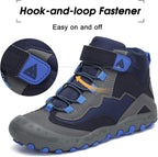 Mishansha Kids Hiking Boots Toddler Girls Boys Hiking Shoes Water-Resistant Anti-Collision Non-Slip Athletic Outdoor Trekking Boots