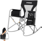 FUNDANGO Camping Director Chair for Adults, Foldable Portable Chair Outdoor Folding for Outside, Backyard, Patio, Lawn, Garden
