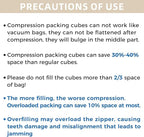 BAGAIL 4 Set/6 Set/8 Set Compression Packing Cubes Travel Accessories Expandable Packing Organizers (Half Mesh, 6-Lavender)