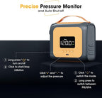 Zetta 138 SUP Pump 20PSI High Pressure Paddle Board Pump Quick Portable SUP Air Pump,Auto-Off &12V DC Car,6 Nozzles for for Inflatable Stand up Paddle Boards,Boats,Inflators