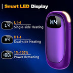 Hand Warmers Rechargeable - Electric Hand Warmers, Max 20 Hrs Warmth 4 Levels Heat Up to 131℉, Dual-Side Heating Portable Reusable Pocket Heater 2 Pack for Raynauds, Hunting, Camping, Golf