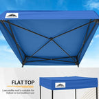 EAGLE PEAK Flex Compact 4x4 Pop-up Canopy Changing Room, Portable Privacy Dressing Room for Indoor Fashion Photoshoots, Camping, or Pool, Blue