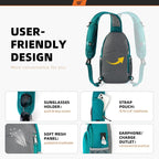 SKYSPER Sling Bag RFID Crossbody Sling Backpack Cross Body Shoulder Bag Travel Hiking Daypack for Women Men