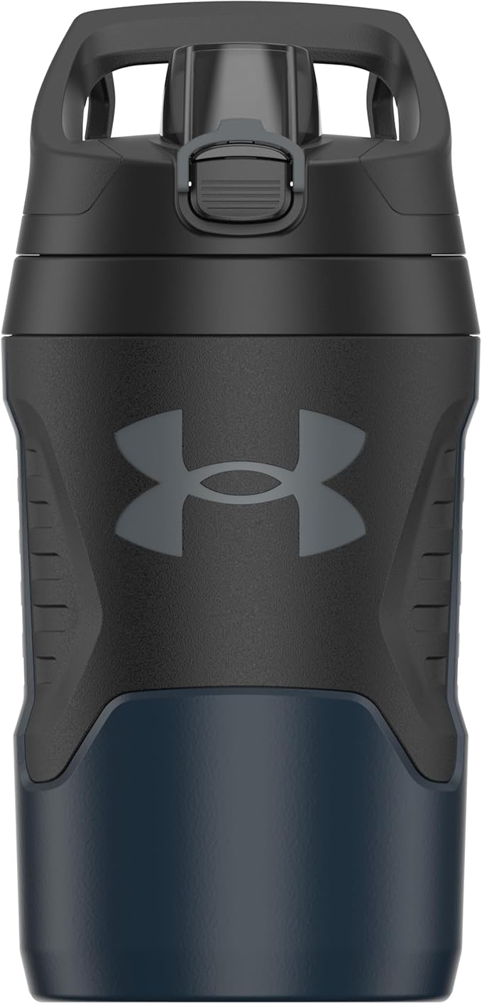 Under Armour 32 oz Insulated Water Bottles - Sports Water Jug with Handle, Fence Hook, Leak Resistant for Baseball, Football & More, 32 oz Water Bottles, Sports Water Bottle Insulated