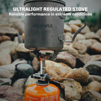 Fire-Maple Greenpeak 2 Backpacking & Camping Stove with Micro Regulated Valve - Ultralight, Compact, Isobutane-Powered Cooking Gear for Hiking, Trekking, Hunting & Emergency Use