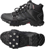 Crampon Traction Cleats Anti-Skid Traction Grips Crampons Spikes 7 Point Cleats for Footwear for Walking, Jogging, Hiking, Mountaineering Ice Snow Grips