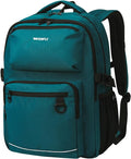 WATERFLY Travel Laptop School Backpack: College Middle School Bookbag for Women Men, TSA Friendly Business Work Casual Daypack with 15.6" Computer Compartment, Anti Theft Water Resistant Commuter Bag