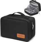 Toiletry Bag for Men,Mens Travel Toiletry Organizer,Men's Travel Essentials,Water Resistant Shaving Bag for Toiletries Accessories -Black