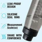 Water Bottle 32oz, clear water bottle with Spout Lid and Carry Handle, Reusable, Tritan, BPA Free, Hiking Water Bottle Suitable for Travel, Outdoors, Gym, Travel, Home, School (Black)