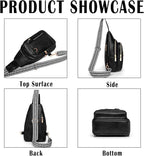 Cross Body Bags for Woman Men Sling Bag Chest Bag with Adjustable Strap Crossbody Handbags Women's Crossbody Bags