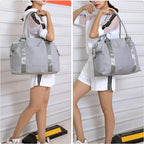 forestfish Duffle Tote Bag Weekender Bags For Women Travel With Trolley Sleeve | Travel