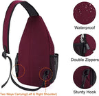 MOSISO Sling Backpack, Multipurpose Crossbody Shoulder Bag Travel Hiking Daypack