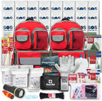 Family Emergency Kit | All-in-one Survival Kit Backpack for Earthquake, Flood, Disaster Relief, Civil Unrest & Outdoor - Survival Bag & Emergency Preparedness Kit for Families