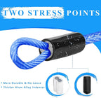 40ft Clothes Line Outdoors 3/16" Wire Ropes Blue PVC Coating Laundry Drying Clothesline with Metal Hooks and Snap Heavy Duty for Umbrella Travel Outside Camping Backyard