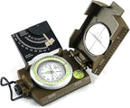 Eyeskey Multifunctional Military Sighting Navigation Compass with Inclinometer | Impact Resistant & Waterproof Compass for Hiking, Camping