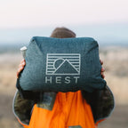 HEST Camping Pillow - Temperature Resilient, Memory Foam, Packable Travel Pillow