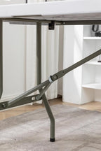 BTEXPERT Set of 2, Event Folding Utility Table 6 Foot 72"x 29.5" Heavy Duty Portable Indoor Outdoor Picnic Camping Office Home Party Wedding Tailgating White