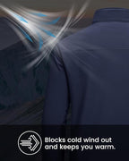 MAGCOMSEN Men's Fleece Lined Softshell Jacket Waterproof Windbreaker Rain Jacket for Tactical Hiking