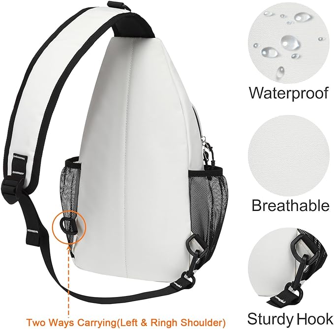 MOSISO Sling Backpack, Multipurpose Crossbody Shoulder Bag Travel Hiking Daypack
