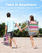 ZENPETIO Beach Chair, Camping Chair for Adults, Reclining Backpack Chair for Pool, Beach, Camping, Outdoors