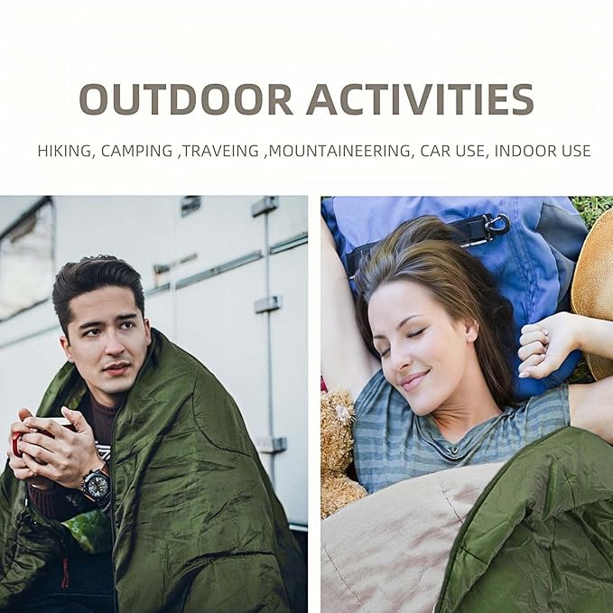 Sleeping Bags for Adults，Lightweight Waterproof Compact Sleeping Bag with Stuff Sack for Warm Camping Cold Hiking Traveling Outdoor Activities