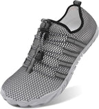 L-RUN Barefoot Water Shoes Women Mens Aqua Sock Athletic Hiking Water Sports Shoes for Swim Beach Pool Sand Diving Walking