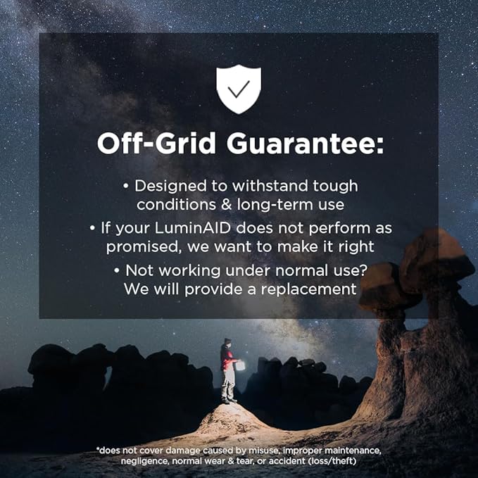 LuminAID Nova Colors Solar Camping Lantern - Twist-to-Inflate LED Lamp with 8 Color Modes Perfect for Camping, Hiking, Travel and More - Emergency Light for Power Outages, Hurricane, Survival Kits