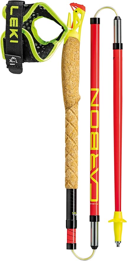 LEKI Ultratrail FX.One Carbon Collapsible Lightweight Trekking Poles for Hiking & Trail Running
