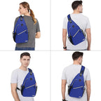 MOSISO Sling Backpack, Multipurpose Crossbody Shoulder Bag Travel Hiking Daypack