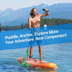 Alpinista Kayak Anchor, 3.5 lb Paddle Board Anchor Kit with 40 ft Marine Rope for Kayak, Canoes, SUP, Fishing, and Paddleboard Accessories