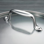 Tramontina Tri-Ply Clad Stainless Steel 3-Quart Sauce Pan with Glass Lid, Induction-Ready, Dishwasher-Safe, NSF-Certified, Made in Brazil