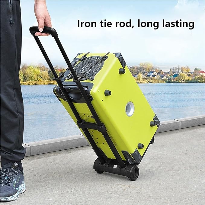 Portable Folding Hand Truck - Movable Platform La Cart with 2 Wheels, Dolly for Travel & Moving - Lightweight Handcart Trolley for Easy Transport