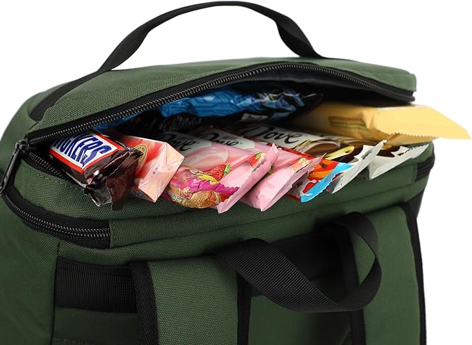 Kalesi Cooler Backpack 36 Cans Lightweight Insulated Backpack Cooler Leak-Proof Travel Camping Lunch Backpack Outdoor Cutlery Backpack for Men and Women