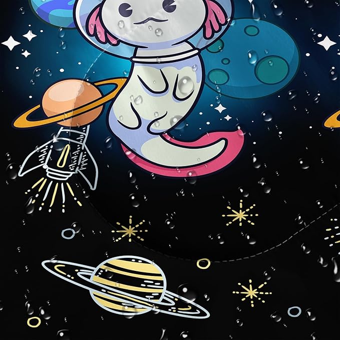 HOSIMA Cartoon Axolotl Sleeping Bags for Kids 10-12,Blue Cartoon Kids Sleeping Bags for Girls Boys,Compact Sleeping Bag for Camping Essentials and Hiking.