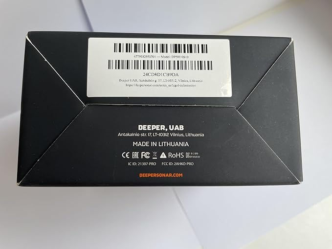 Deeper PRO+ 2 Sonar - Portable Fish Finder and Depth Finder for Kayaks, Boats and Ice Fishing with GPS Enabled | Castable Deeper Sonar with Free User Friendly App