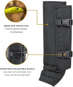 Snake Gaiters Snake Guard Chaps, Waterproof Snake Guards Bite Protection for Lower Legs, Snake Proof Gaiters Fit for Men